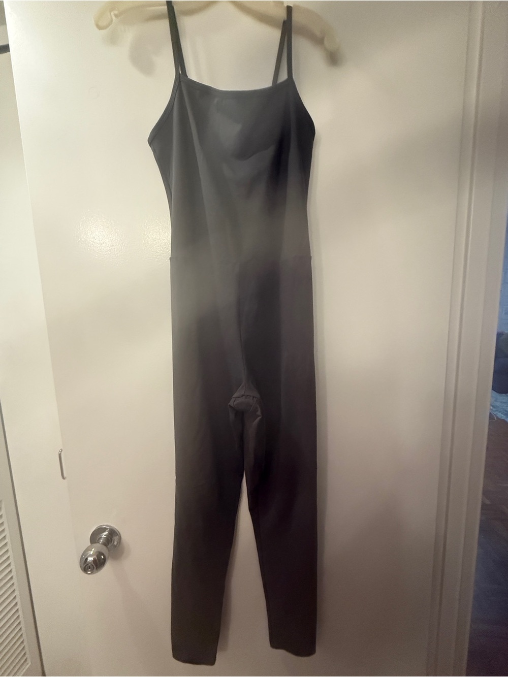 Girlfriend collective grey workout onesie/Jumpsuit